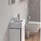 Duravit Vero Air - Lave-mains 380x250 mm, sans trop-plein, trou pour robinetterie à droite, WonderGliss, blanc 07243800001