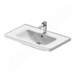 Duravit D-Neo - Lavabo 800x480 mm, 1 trou pour robinetterie, blanc 2367800000