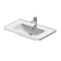 Duravit D-Neo - Lavabo 800x480 mm, 1 trou pour robinetterie, blanc 2367800000