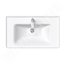 Duravit D-Neo - Lavabo 800x480 mm, 1 trou pour robinetterie, blanc 2367800000