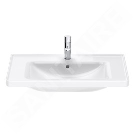Duravit D-Neo - Lavabo 800x480 mm, 1 trou pour robinetterie, blanc 2367800000