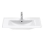 Duravit D-Neo - Lavabo 800x480 mm, 1 trou pour robinetterie, blanc 2367800000