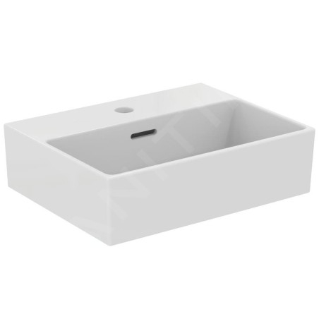 Ideal Standard Extra - Lave-main à poser 450x350 mm, avec trop-plein, trou pour robinet, blanc T391701