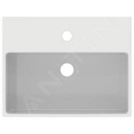 Ideal Standard Extra - Lave-main à poser 450x350 mm, avec trop-plein, trou pour robinet, blanc T391701