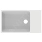 Ideal Standard Extra - Lave-main 450x250 mm, avec trop-plein, sans trou pour robinet, blanc T392201