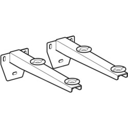 Geberit Accessoires - Ensemble de supports de montage pour le lavabo, 2 pièces, 450 mm 500260000