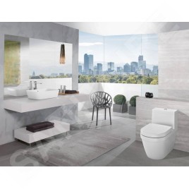 Villeroy & Boch Architectura - Vasque à poser sur plan de travail, 600x405 mm, avec trop-plein, blanc alpin 5A2760R1
