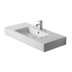 Duravit Vero - Lavabo 1050x490 mm, avec un trou pour robinetterie, blanc alpin 0329100000