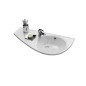 Ravak Avocado - Lavabo 850x450 mm, surface de desserte à gauche, blanc XJ1L1100000 Ravak Avocado - Lavabo 850x450 mm, surface de desserte à gauche, blanc XJ1L1100000