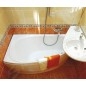 Ravak Avocado - Lavabo 850x450 mm, surface de desserte à gauche, blanc XJ1L1100000 Ravak Avocado - Lavabo 850x450 mm, surface de desserte à gauche, blanc XJ1L1100000