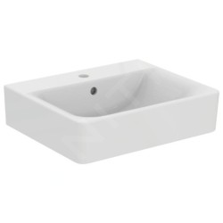 Ideal Standard Connect - Lavabo Cube , 550x460x175 mm, un trou pour mitigeur, blanc E713901