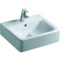 Ideal Standard Connect - Lavabo Cube , 500x460x175 mm, un trou pour mitigeur, blanc E713801 Ideal Standard Connect - Lavabo Cube , 500x460x175 mm, un trou pour mitigeur, blanc E713801