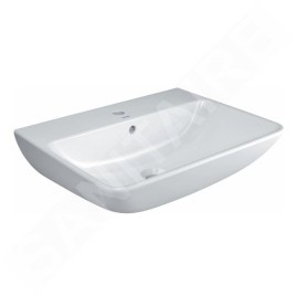Duravit ME by Starck - Lavabo 600x460 mm, avec un trou pour robinet, blanc alpin 2335600000