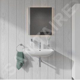 Duravit ME by Starck - Lavabo 600x460 mm, avec un trou pour robinet, blanc alpin 2335600000