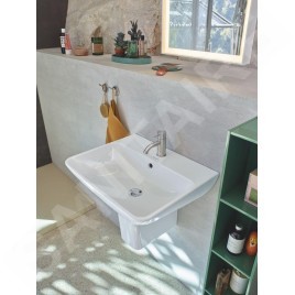 Duravit ME by Starck - Lavabo 600x460 mm, avec un trou pour robinet, blanc alpin 2335600000