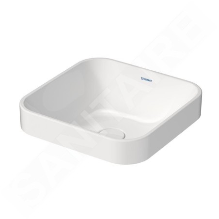 Duravit Happy D.2 Plus - Vasque 400x400 mm, blanc alpin 2359400000
