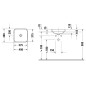 Duravit Happy D.2 Plus - Vasque 400x400 mm, blanc alpin 2359400000 Duravit Happy D.2 Plus - Vasque 400x400 mm, blanc alpin 2359400000