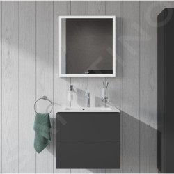 Duravit ME by Starck - Lavabo pour meuble Compact 630x400 mm, avec 1 trou, blanc alpin 2342630000