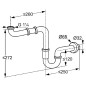 Kludi Siphons - Siphon tube, encombrement réduit, chrome 1025505-00 Kludi Siphons - Siphon tube, encombrement réduit, chrome 1025505-00