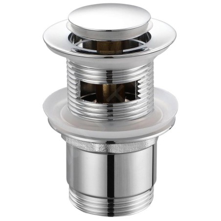 Aqualine Accessoires - Garniture de vidage ronde, ClickClack, petit bouchon, chrome TF8001