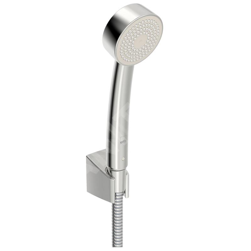 Hansa Basicjet - Set de pommeau de douche, 1 jet,  support et flexible, chrome 44681113