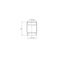 Sapho Bonomini accessoires - Pièce d´allongement entre sortie et siphon, chrome 0599OT50B7 Sapho Bonomini accessoires - Pièce d´allongement entre sortie et siphon, chrome 0599OT50B7