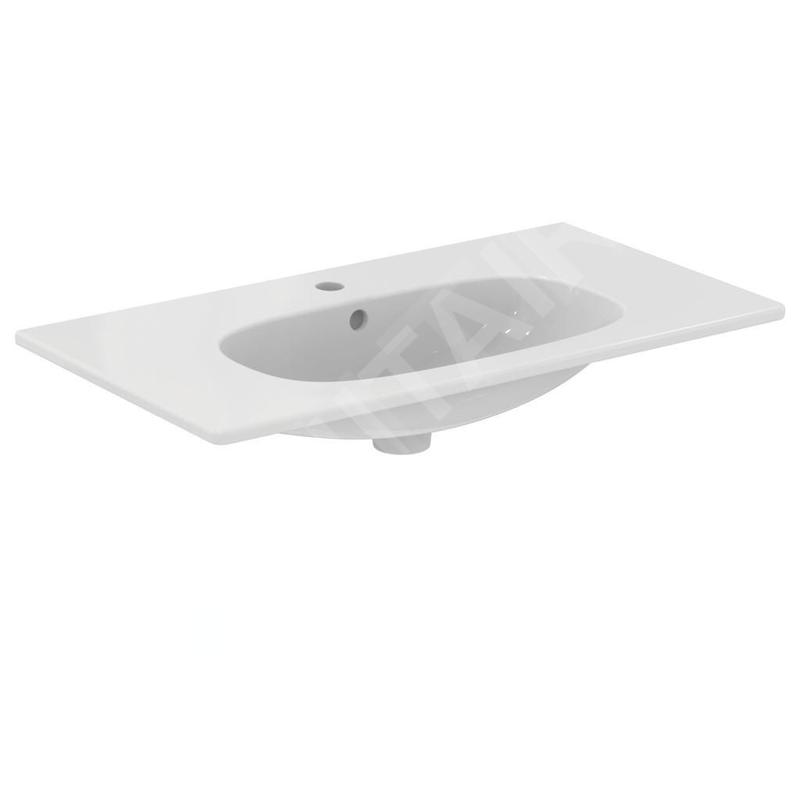Ideal Standard Tesi - Lavabo à encastrer 825x450x165 mm, un trou pour mitigeur, blanc T350901 Ideal Standard Tesi - Lavabo à encastrer 825x450x165 mm, un trou pour mitigeur, blanc T350901