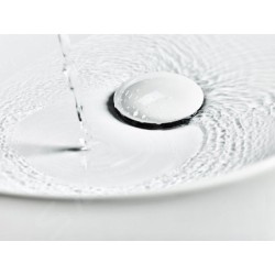 Ravak Garnitures de vidage - Bonde non refermable, blanc X01695