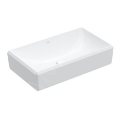 Villeroy & Boch Antheus - Vasque, 650x390 mm, sans trop-plein, sans trou de robinetterie, CeramicPlus, blanc alpin 4A1065R1
