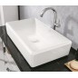 Villeroy & Boch Antheus - Vasque, 650x390 mm, sans trop-plein, sans trou de robinetterie, CeramicPlus, blanc alpin 4A1065R1 Villeroy & Boch Antheus - Vasque, 650x390 mm, sans trop-plein, sans trou de robinetterie, CeramicPlus, blanc alpin 4A1065R1