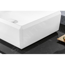 Villeroy & Boch Antheus - Vasque, 650x390 mm, sans trop-plein, sans trou de robinetterie, CeramicPlus, blanc alpin 4A1065R1