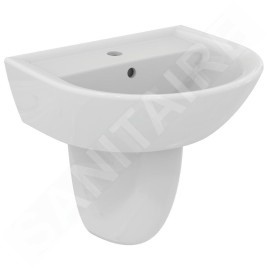 Ideal Standard Eurovit - Lavabo 500x440 mm, avec trop-plein, trou pour robinetterie, blanc W332801