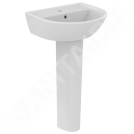 Ideal Standard Eurovit - Lavabo 500x440 mm, avec trop-plein, trou pour robinetterie, blanc W332801