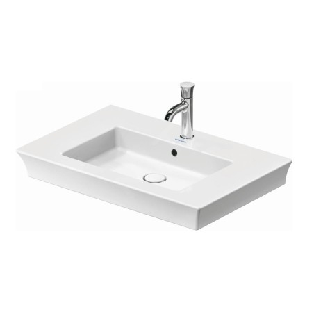 Duravit White Tulip - Lavabo 750x490 mm, 1 trou pour robinetterie, blanc 2363750000