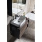 Sapho Isvea - Lavabo Sistema U, 550x380 mm, avec 1 trou pour robinetterie, blanc 10PL53055 Sapho Isvea - Lavabo Sistema U, 550x380 mm, avec 1 trou pour robinetterie, blanc 10PL53055