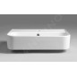 Sapho Isvea - Lavabo Sistema U, 550x380 mm, avec 1 trou pour robinetterie, blanc 10PL53055 Sapho Isvea - Lavabo Sistema U, 550x380 mm, avec 1 trou pour robinetterie, blanc 10PL53055