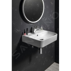 Sapho Isvea - Lavabo Sistema U, 550x380 mm, avec 1 trou pour robinetterie, blanc 10PL53055