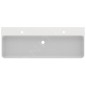 Ideal Standard Conca Ceram - Double-lavabo à poser 1200x450 mm, sans trop-plein, trous pour robinet, blanc T384401 Ideal Standard Conca Ceram - Double-lavabo à poser 1200x450 mm, sans trop-plein, trous pour robinet, blanc T384401