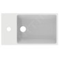 Ideal Standard Extra - Lave-main à poser 450x250 mm, avec trop-plein, trou pour robinet à gauche, blanc T392001