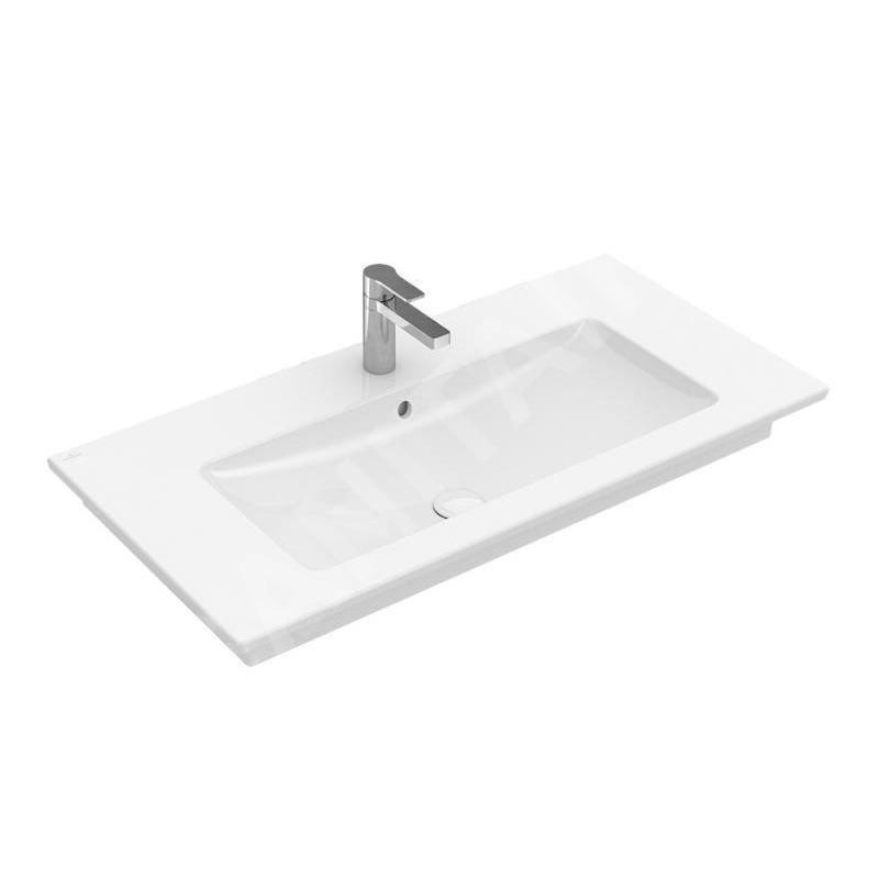 Villeroy & Boch Venticello - Meuble lavabo 1000x500 mm, avec trop-plein, trou de robinetterie, CeramicPlus, blanc alpin 4104ALR1 Villeroy & Boch Venticello - Meuble lavabo 1000x500 mm, avec trop-plein, trou de robinetterie, CeramicPlus, blanc alpin 4104ALR1