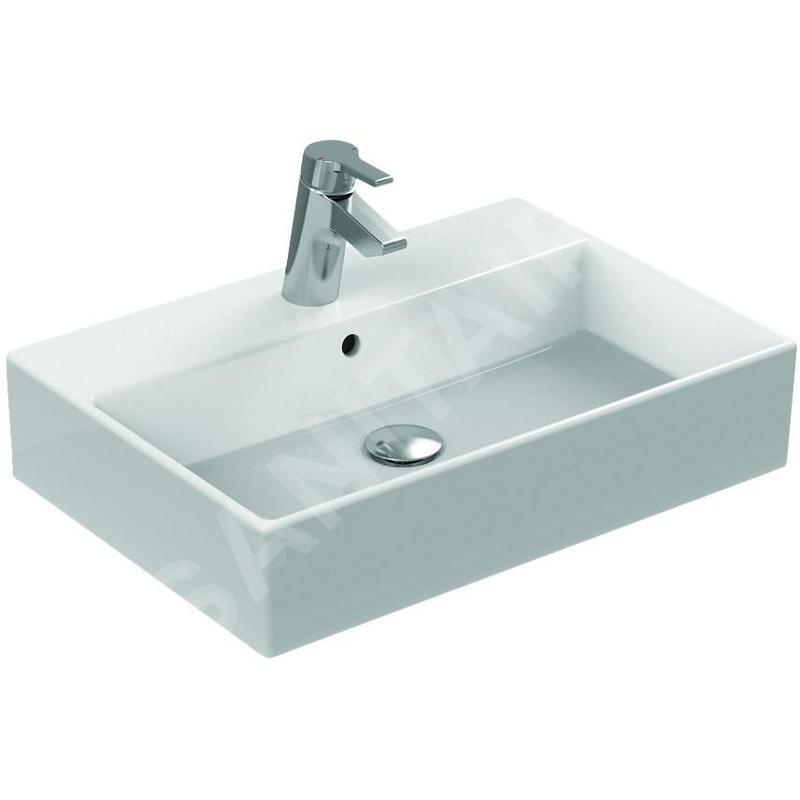 Ideal Standard Strada - Lavabo 500x420x145 mm, 1 ouverture pour mitigeur, avec Ideal Plus, blanc K0816MA Ideal Standard Strada - Lavabo 500x420x145 mm, 1 ouverture pour mitigeur, avec Ideal Plus, blanc K0816MA