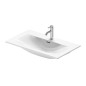 Duravit Viu - Lavabo 830x490 mm, avec trop-plein, avec trou pour robinet, WonderGliss, blanc 23448300001 Duravit Viu - Lavabo 830x490 mm, avec trop-plein, avec trou pour robinet, WonderGliss, blanc 23448300001