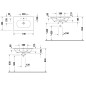 Duravit Viu - Lavabo 730x490 mm, avec un trou pour robinet, blanc 2344730000 Duravit Viu - Lavabo 730x490 mm, avec un trou pour robinet, blanc 2344730000
