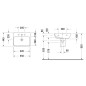 Duravit ME by Starck - Lavabo 550x440 mm, avec un trou pour robinet, blanc alpin 2335550000