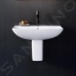 Duravit ME by Starck - Lavabo 550x440 mm, avec un trou pour robinet, blanc alpin 2335550000