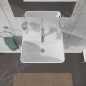 Duravit ME by Starck - Lavabo 550x440 mm, avec un trou pour robinet, blanc alpin 2335550000