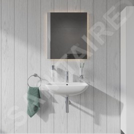 Duravit ME by Starck - Lavabo 550x440 mm, avec un trou pour robinet, blanc alpin 2335550000