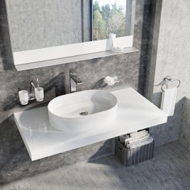 Ravak Ceramic - Vasque 550x370 mm, blanc XJX01155001