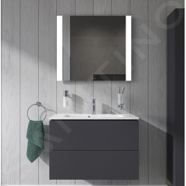 Duravit ME by Starck - Lavabo pour meuble Compact 830x400 mm, avec 1 trou, blanc alpin 2342830000
