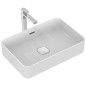 Ideal Standard Strada II - Lavabo 600x400 mm, sans ouverture pour mitigeur, blanc T299901